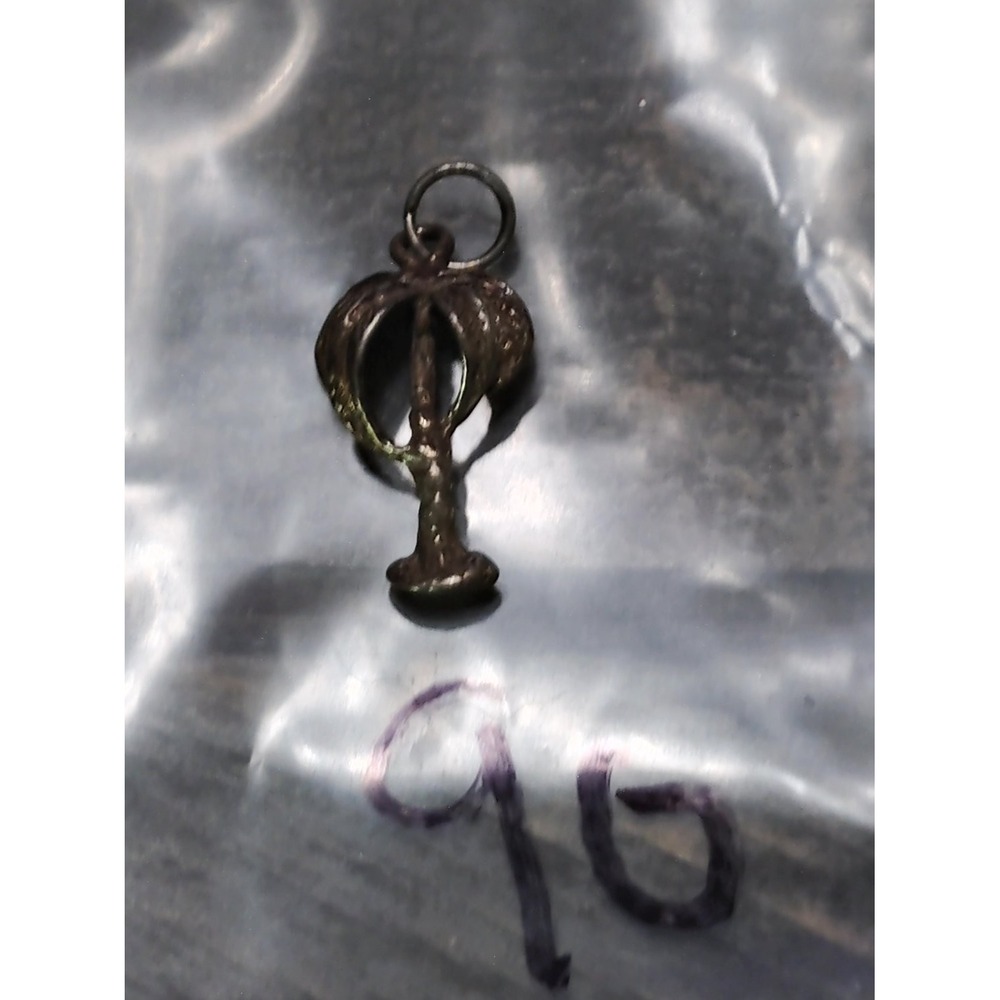 Vintage Palm Tree Charm Pendant 925 Tropical Beach Vacation